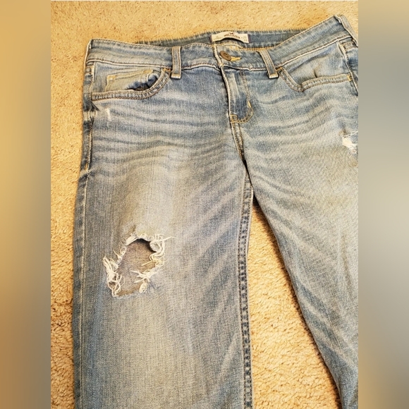 ❤️ HOLLISTER  JUNIORS DISTRESSED SKINNY JEANS 3L W 26 L 33 ❤️ - Picture 5 of 12